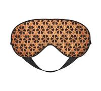 Rejilla tejida de mimbre impresa., Cubreojos completos Antifaz bloqueador de luz Antifaz para dormir Antifaz suave con los ojos vendados Noche