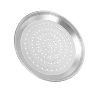 Rejilla Vaporera Redonda de Acero Inoxidable para Wok, Cocina | Acabado Liso Antiadherente, Mantiene la Forma, Uso en Cocina Profesional, para Pescado y Dumplings