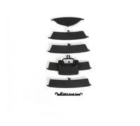 Rejilla Ventilación Aire Acondicionado Kit reparación cubierta panel ventilación aire acondicionado tablero central para Mercedes Para Benz W164 W292 Para ML GL Class 1648302154(Black NO.3)