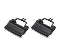 Rejilla Ventilación Aire Acondicionado Rejilla ventilación aire acondicionado tablero central cubierta clips paletas para Mercedes para Benz W164 Clase GL GL450 GL350 2006-2012(Black slider 2pc)
