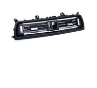 Rejilla Ventilación Automóvil Para BMW 5 Series F10 F11 523 Tablero Frontal Centro Cromado Aire Acondicionado Ac Ventilación Salida Viento Panel Parrilla(Central with Chrome)