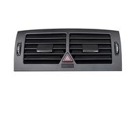 Rejilla Ventilación Cromada Para Consola Delantera Del Aire Acondicionado Central Para Mercedes Para Benz W166 W164 W211 W245 W251 R280 B180 B200 B300 CRRYUQWWM(A 160 Black middle)