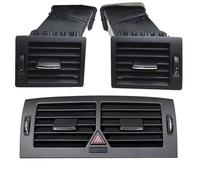Rejilla Ventilación Cromada Para Consola Delantera Del Aire Acondicionado Central Para Mercedes Para Benz W166 W164 W211 W245 W251 R280 B180 B200 B300 CRRYUQWWM(3pcs)