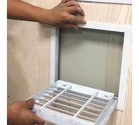 Rejilla Ventilacion Cubiertas De Ventilación De Rejilla De Retorno, Cubierta De Rejilla De Ventilación De Escotilla De Acceso, Campana Extractora De Rejilla De Aire Cuadrada(300x300 mm (12"x 12"))