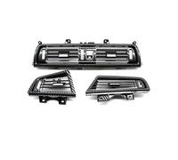 Rejilla Ventilación Delantera Izquierda Derecha Y Trasera Con Aspecto Fibra Carbono Para Serie 5 F10 F11 F18 520i 523i 525i 528i 535i Salida Aire Acondicionado(Front 3PCS Set)