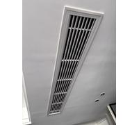 Rejilla Ventilacion Low profile air return vent cover, Return Vent Cover, White Vent Cover Grill for Sidewall and Ceiling,HAVC Cold Air Return Vent Cover(300x1000mm (11.8x39.4in))