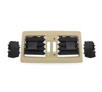 Rejilla Ventilación Para Serie 3 E90 E91 335i 328i 318i 325i 330i 320i 2005-2012 Panel De Ventilación De La Rejilla Del Aire Acondicionado De La Consola Central Trasera(Beige)
