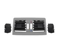 Rejilla Ventilación Para Serie 3 E90 E91 335i 328i 318i 325i 330i 320i 2005-2012 Panel De Ventilación De La Rejilla Del Aire Acondicionado De La Consola Central Trasera(Gray)