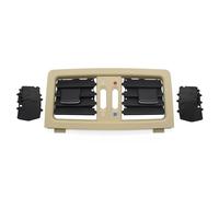 Rejilla Ventilación Para Serie 5 E60 E61 545i 550i Panel De Cubierta De La Rejilla De Ventilación Del Aire Acondicionado De La Consola Central Trasera(Beige)
