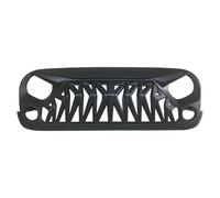Rejilla ventilación parachoques Para Jeep Para Wrangler JK Parachoques Delantero Rejillas Capó Kit Carrocería Parrillas Carreras Divisor Alerón Cubierta Ventilación Aire(Negro mate)