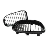 Rejilla ventilación parachoques Parrilla Delantera De Riñón Para E81 E87 E82 E88 128I 130I 135I Estilo Deportivo Color Negro Brillante Lamas Individuales Años 2007-2011