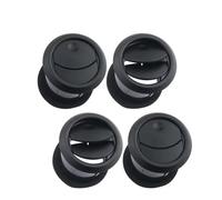 Rejilla ventilación salpicadero Compatible Con Ford Para Fusion 2006-2009 8H6Z-19893-AA Cubierta De Rejilla De Ventilación Del Aire Acondicionado Del Tablero(Black-4 pcs)