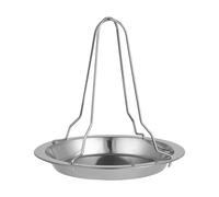 Rejilla vertical para aves de corral - Soporte antiadherente para patos, asador plegable compacto, herramienta de cocina inoxidable | Base estable resistente al calor, equipo de cocina ligero y fácil