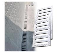 Rejilla y Tapa de desagüe para Fregadero de Piso Comercial, Juego de 1, 2, 4, 5, 6 y 8 Pulgadas cuadradas, de Resina polimérica, para Sistemas de Canal de Drenaje de Entrada de vehículos, para Canale