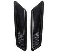 Rejillas de capó de coche 2 Rejillas Ventilación Delanteras Para Capó Coche Piezas Exteriores Compatible Con Benz Para W204 C63 Para AMG Sedán Para Coupe(Black)