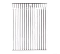Rejillas de cocina de acero inoxidable resistentes compatibles con parrillas Broilmaster tamaño 3 Dpa111 rejillas de repuesto de altura ajustable 8 mm, construcción de varilla plateada, 19.5 x 13.5