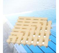 Rejillas de desagüe de piscina en ángulo recto de 90°, juego de 2 tapas de desagüe de plástico para piscinas elevadas, balcones y duchas, soluciones de drenaje de desbordamiento de 30x30 cm (tama