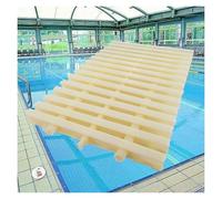 Rejillas de desagüe Flexibles de ABS para Piscinas - Paquete de 10 Unidades, Tapas de desagüe ranuradas de 30 cm, adecuadas para duchas, soluciones de Drenaje para Interiores y Exteriores, p