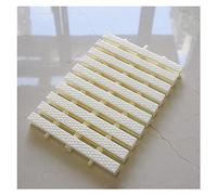 Rejillas de desagüe para Piscinas, Color Beige, 4 Unidades - Rejilla de plástico Resistente de 20 cm para un Drenaje eficaz de Piscinas y Caminos, soluciones de gestión d