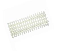 Rejillas de desbordamiento de piscina, cubiertas de canal de drenaje ABS para desagües de piso interiores y exteriores, paquete de 2