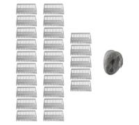Rejillas de drenaje de metal resistentes, paquete de 25/36/50, protector de drenaje inoxidable para alimañas mientras mantiene la cubierta del agujero a prueba de ventilación