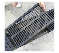 Rejillas de drenaje de polímero con espacio de 0.4 pulgadas, fácil de cortar para cubierta de drenaje de zanja de alcantarillado al aire libre