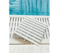 Rejillas de drenaje for piscina,Cubierta de rejilla de drenaje desmontable de plástico,Parrilla de rejilla de alcantarillado,Filtro for salida de drenaje, drenaje de piso, canal de carretera(18x100cm)