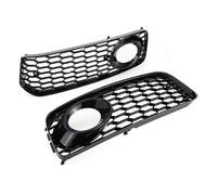 Rejillas De Lámpara Antiniebla Para Audi A5 S-Line / S5 B8 RS5 2008 2009 2010 2011 2012,Parachoques Delantero Inferior Foglight Rejilla Accesorios Coche.,A-Glossy Black