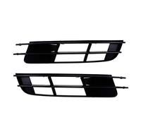 Rejillas de luz antiniebla para coche Q7 2007 2008 2009 Rejilla de luz antiniebla cubierta de parachoques inferior delantero de coche rejilla de plástico negro 4L0807681 4L0807682