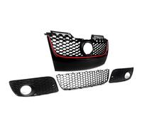 Rejillas De Malla Parachoques Delantero ABS Para VW Para Golf 5 GTI 2006 2007 2008 2009 Rejillas Radiador Delanteras(1 Set)