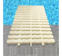 Rejillas de piscina de 18 x 100 cm, cubierta de drenaje de ducha duradera, 15 rejillas de filtro de drenaje para soluciones de drenaje efectivas en piscina, balcón, pasarela