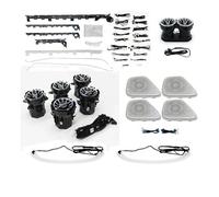 Rejillas De Ventilación LED De Luz Ambiental De 64 Colores Para Benz W177 W118 Clase Car RGB Lámpara De Decoración Interior Refit Ventilación Aire Acondicionado(Suit 4)