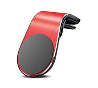 Rejillas de Ventilación Soporte Movil Coche Iman Coche Movil Sujeta Moviles para Coche Soporte Magnético Movil Coche para Audi A3 2008-2024, Accesorios Coche Interior,Red