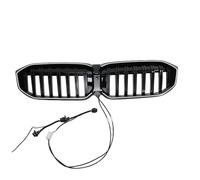 Rejillas Delantera Grill Parrilla Delantera Superior De Carreras Con Luz LED Y Orificio Para Cámara Para Serie 3 G20 2023-2024(Black-Style A)