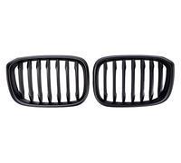 Rejillas delanteras 1 Par Rejillas Delanteras Para Parrilla Riñón Listón Para G01 G02 G08 X3 X4 2018-2021 Parrillas Carreras Negras Mate Brillantes Rejilla radiador