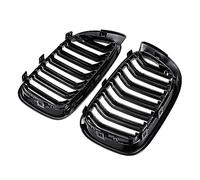 Rejillas delanteras 2 Uds Parrilla Carreras Fibra Carbono Parrillas Delanteras Riñón Para X3 X4 F25 F26 14-17 Doble Línea Rejilla radiador