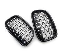 Rejillas delanteras capó Compatible Con Para F20 F21 1 Serie 2010 2011 2012 2013 2014 Parrillas De Riñón Delanteras De La Cubierta De La Parrilla Superior A Presión Del Automóvil