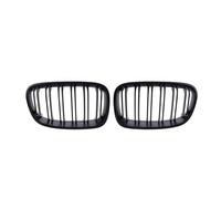 Rejillas delanteras Para Serie 1 Para F20 Para M140i 118d Para F21 2012-2014 Accesorios Parrilla Delantera Parrillas Parrilla Delantera Coche(Double-Matte Black)