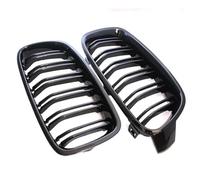 Rejillas delanteras Para Serie 3 Para F30 Para F31 Para F35 2011-2019 Parrilla Delantera Coche Parrilla Deportiva Delantera Carreras Parrilla Doble Listón(Gloss Black)