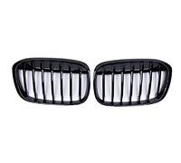 Rejillas delanteras Para X1 F48 F49 2016-2019 Rejilla Parrilla Delantera Para Automóvil Rejillas Parrillas Carreras Una Sola Línea Parachoques Rejillas