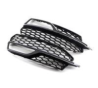 Rejillas delanteras Parachoques Delantero Grill Car Styling Cubierta Luz Antiniebla Grille Mesh Honeycomb Para A3 S3 2013-2017 8V3807682G Parrilla Delantera