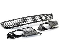 Rejillas delanteras Rejilla de malla para parachoques delantero inferior de coche, rejilla de luz antiniebla, rejilla de panal para VW