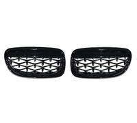 Rejillas delanteras Rejilla Meteorito Repuesto Parrilla Riñón Automática 2 Uds Para E90 E91 3 Series 2009-2012 Parrillas Delanteras Carreras Diamantes Parrilla Delantera