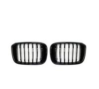 Rejillas Delanteras Rejillas Delanteras Riñón Una Sola Línea Para 3 4 Para X3 Para X4 G01 G02 G08 2018 2019 2020 2021 Parrillas Carreras Con Estilo Coche Parrilla Frontal(Gloss Black)