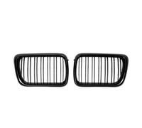 Rejillas Delanteras Superiores Negras Brillantes Para E36 LCI 1996 1997 1998 1999 M3 Rejillas Radiador Delanteras(Double-Glossy Black)