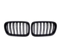 Rejillas Frontales ABS Sport Kidney Grille Grill para F25 X3 2010-2013 Racing Parachoques Delantero Decorativa(Matte Black)