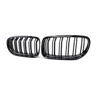 Rejillas Frontales Car Grille Grill Front Kidney Glossy 2 Line Doble Listón para 3 Series 2009-2012 Decorativa
