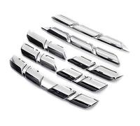 Rejillas Frontales Cubierta Rejilla Delantera Coche Moldura ABS Cromado para Kadjar 2015-2017 Decorativa