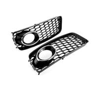 Rejillas frontales de radiador 1 Par Rejilla Luz Antiniebla Delantera Para Coche Cubierta Tipo Panal Para Audi A5 Para S-line S5 B8 RS5 2008-2012 Rejilla Cubierta Luz Antiniebla Rejilla Antiniebla Par