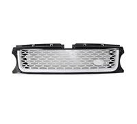 Rejillas frontales de radiador 1 Uds. Rejilla De Parachoques Delantero Para Land Para Rover Para Range Para Sport L320 2010-2013 ABS Parrilla Malla Estilo Coche Parrilla Delantera(Negro plata)